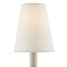  0900-0024 - Off-White Fine Grasscloth Tapered Chandelier Shade