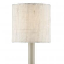  0900-0026 - Ivory Fine Grasscloth Drum Chandelier Shade