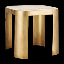  4000-0161 - Sev Travertine Accent Table