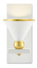  5000-0184 - Moderne White Wall Sconce