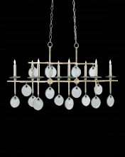  9000-0060 - Sethos Silver Rectangular Chandelier