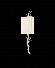  5000-0149 - Baneberry White Wall Sconce, Right