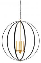  9000-0238 - Ogden Black Orb Chandelier