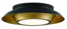  9999-0045 - Metaphor Black & Brass Flush Mount