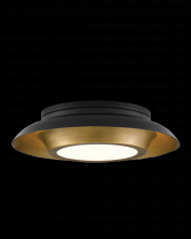  9999-0045 - Metaphor Black & Brass Flush Mount