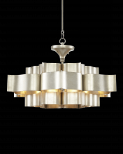  9000-0051 - Grand Lotus Large Silver Chandelier