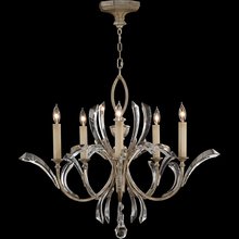  702240ST - Beveled Arcs 36"W Round Chandelier