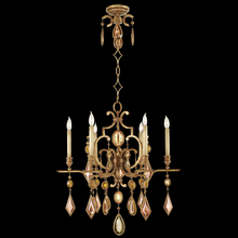  729640-1ST - Encased Gems 29"W Round Chandelier