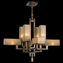  733840ST - Perspectives 42"W Square Chandelier